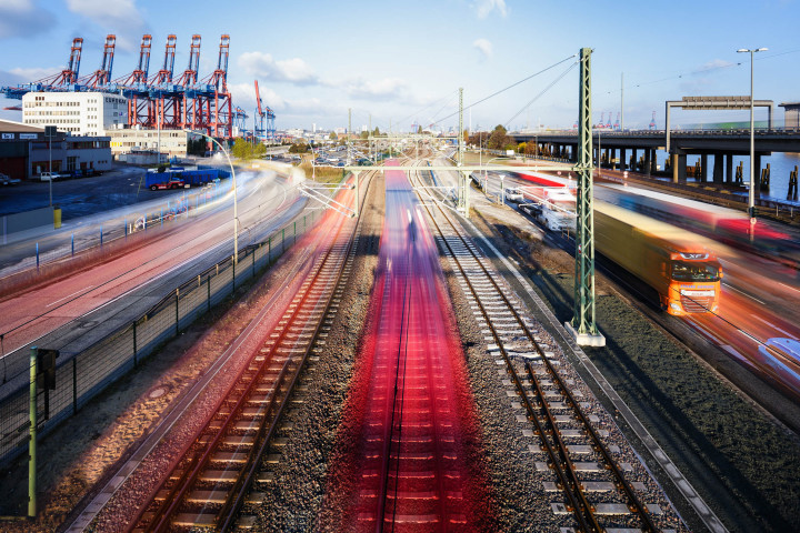 Güterverkehr Hamburger Hafen | Kai-Uwe Klauss Photography