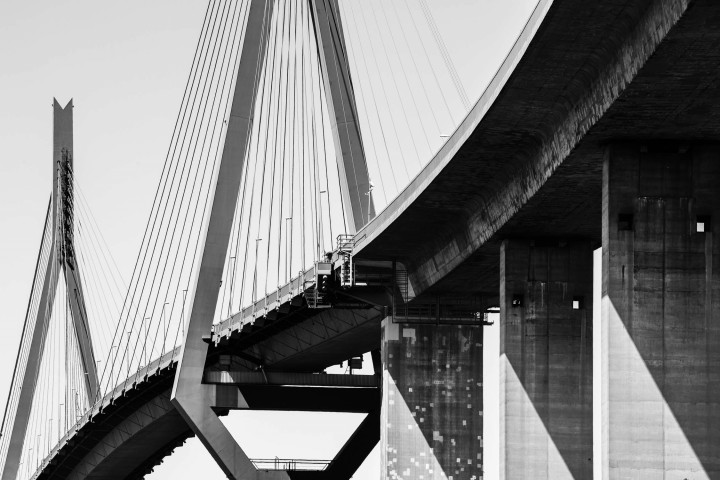 Köhlbrandbrücke Hamburg #6 | Kai-Uwe Klauss Architecturephotography