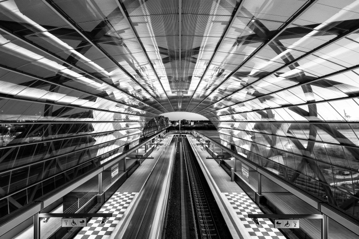 U-Bahn Station Elbbrücken Hamburg | Kai-Uwe Klauss Fotografie